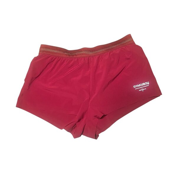 Nike Gyakusou Red Running Shorts With Reflective Logo & Pockets size medium - Picture 2 of 8